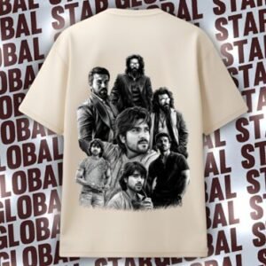 RC Noir Engraving Oversized T-shirt